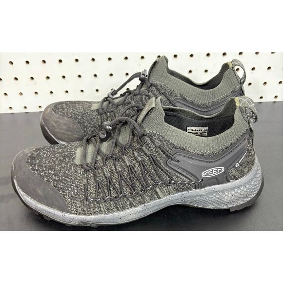 Keen Explore UNEEK Mens Green Mesh Lace Sneakers Size 8 - Picture 1 of 12